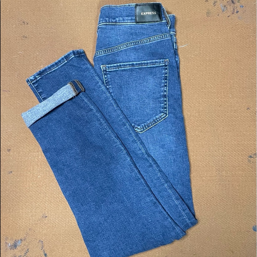 EXPRESS HIGH WAISTED SKINNY JEANS